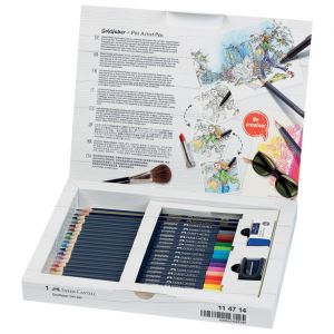 Crayon de couleurs Goldfaber + accessoires - Faber-Castell