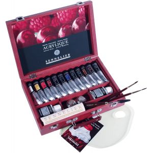 Coffret acrylique extra-fine 12 tubes 60ml - Sennelier