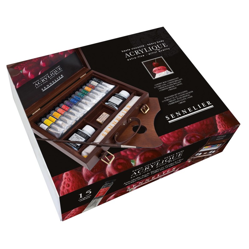 Coffret de peinture acrylique extra fine Sennelier