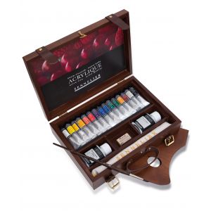 Coffret acrylique extra-fine 15 tubes 21ml - Sennelier