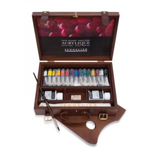 Coffret acrylique et accessoires Sennelier