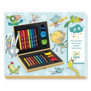 Mallette de coloriage pour les petits enfants - DJECO