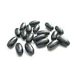 Perles bois olive - "Noir"