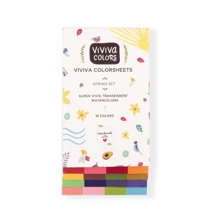 Set aquarelle "Colorsheets” - Printemps - Viviva