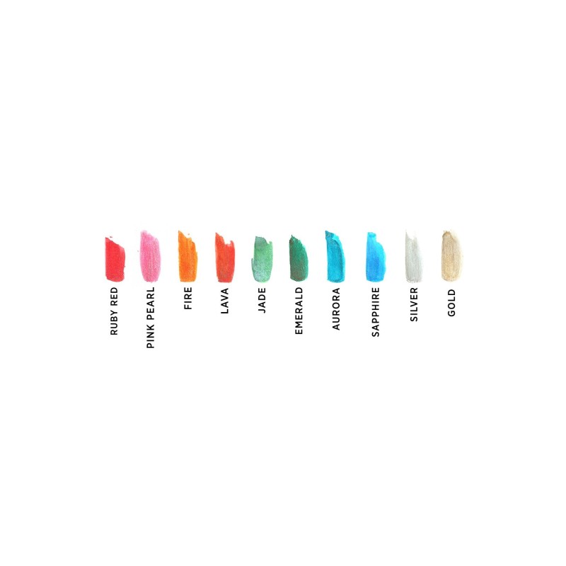 Nuancier couleurs métallique Viviva