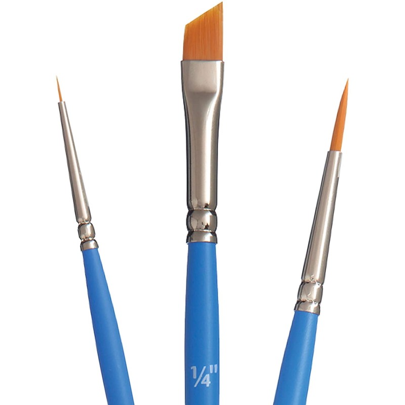 Set de 3 pinceaux synthétiques série Princeton P3750