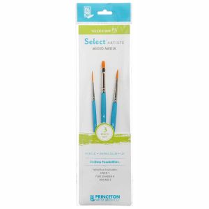 Set de 3 pinceaux Select Artiste N°3 Princeton - série P3750