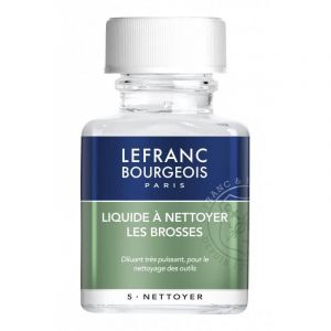 Liquide à nettoyer les brosses pour huile et vernis - 75ml - Lefranc & Bourgeois