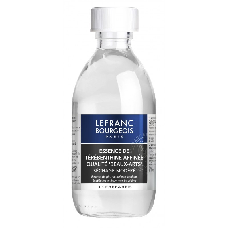  Essence de térébenthine affinée 250ml Lefranc et Bourgeois