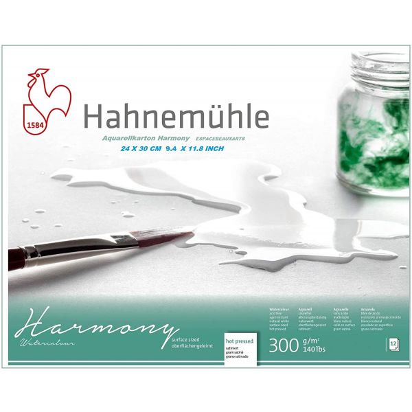  Bloc aquarelle Harmony - Grain satiné - Hahnemühle