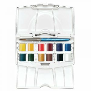 Boîte aquarelle Cotman - Pocket plus 12 demi-godets