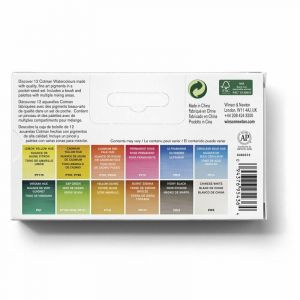 Boîte aquarelle Cotman - Pocket plus 12 demi-godets