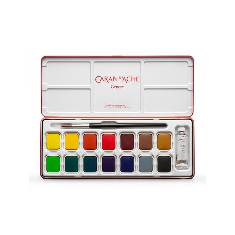 Set de Gouache 15 couleurs  Caran d'Ache