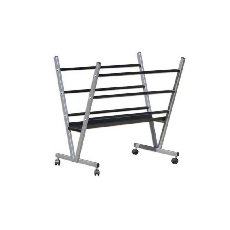 Rack métallique - Porte toile et dessin - Art Expo