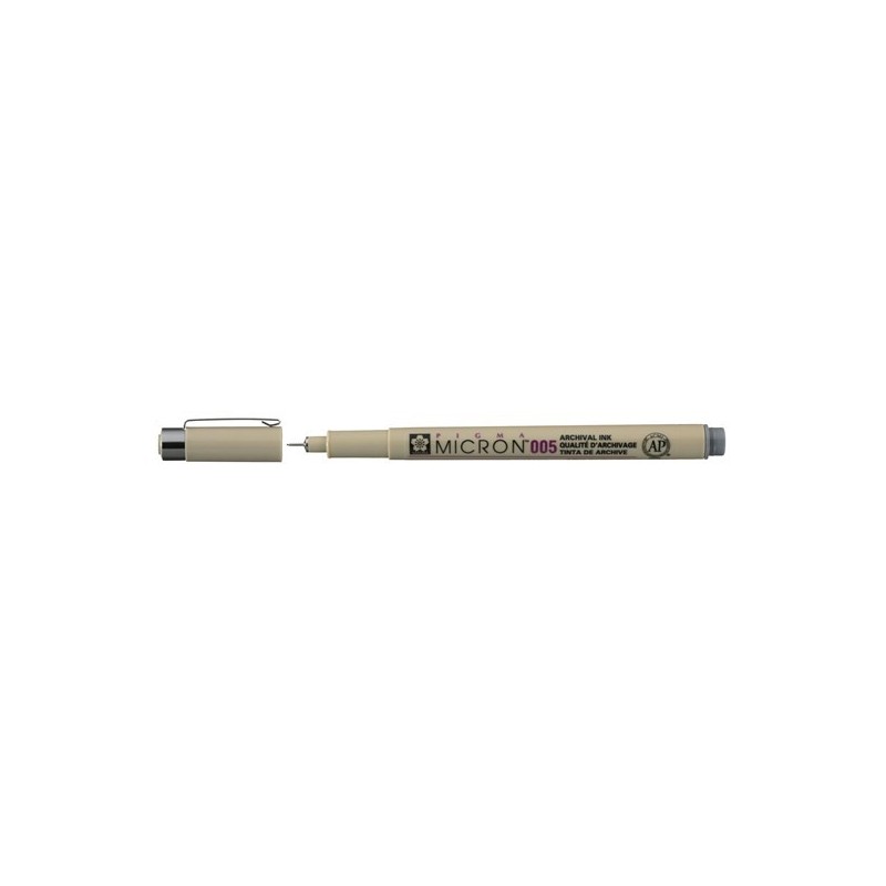 Feutres calibrés Pigma Micron gris