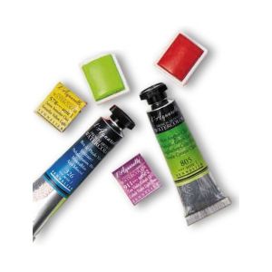 Boîte d'aquarelle extra-fine - 24 demi-godets - Winsor & Newton - Creastore