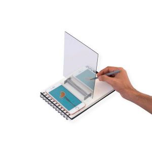 Carnet pour dessiner facilement grâce au reflet