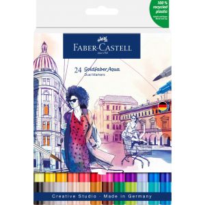 Set de 24 feutres Goldfaber aqua - Faber-Castell