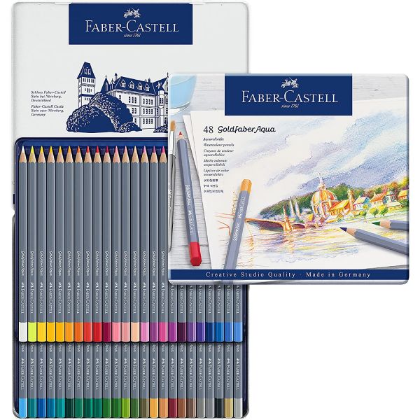 48 crayons aquarellables GoldFaber - Faber-Castell
