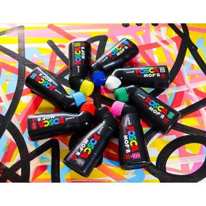 8 couleurs Posca MOP'R