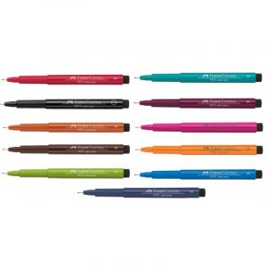 Feutre Pitt couleurs - Pointe fine - Faber-Castell