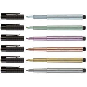 Feutre Pitt - Métallique- Faber-Castell