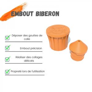 Médium de transfert avec embout biberon Cléopâtre