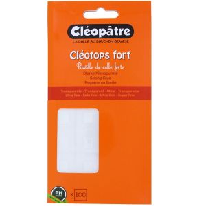 Set de 100 pastilles de colle forte - Cléotops - Cléopâtre