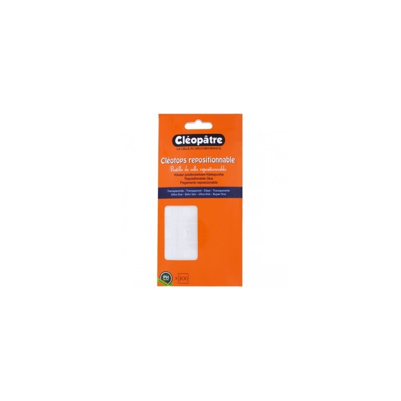 Set de 100 pastilles repositionnable - Cléotops - Cléopâtre