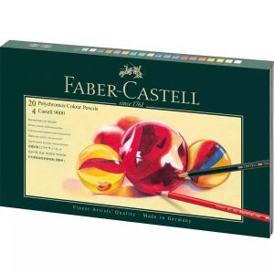 Coffret 20 Polychromos + accessoires - Faber-Castell