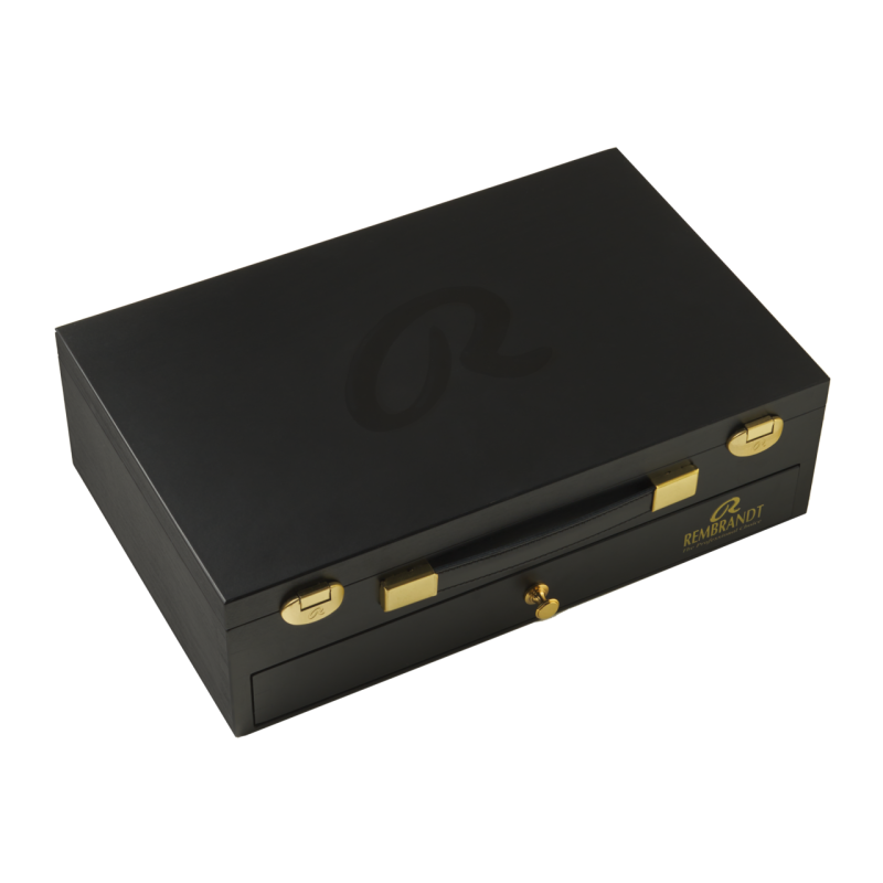 Coffret Huile Rembrandt luxe en bois