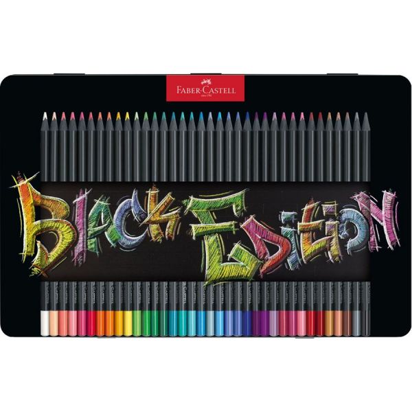 36 Crayons de couleur Black Edition - Faber-Castell