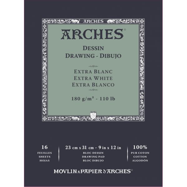 23 cm x 31cm Bloc dessin & gravure - BFK Rives - Arches