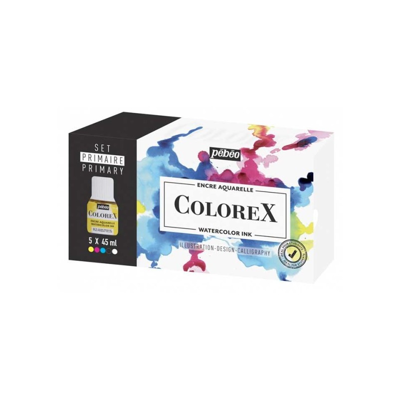 Encre aquarelle Colorex - Assortiment - Pébéo