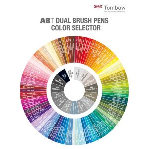 Sélectionneur de couleur gamme ABT Dual Brush Pen