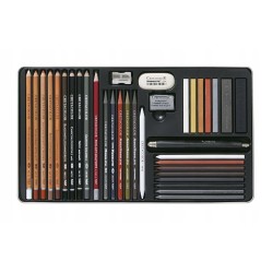 Contenu coffret esquisse Ultimo - 35 pièces - Creatacolor