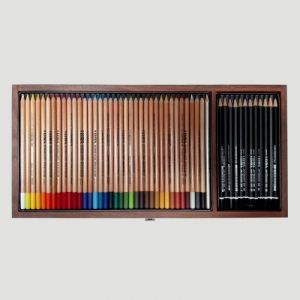 Coffret bois 36 crayons de couleur + 12 graphites - Lyra