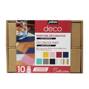 Coffret atelier déco - Peinture décorative - Pébéo