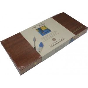 Coffret bois Oil Sticks - 12 Oil Sticks - Sennelier