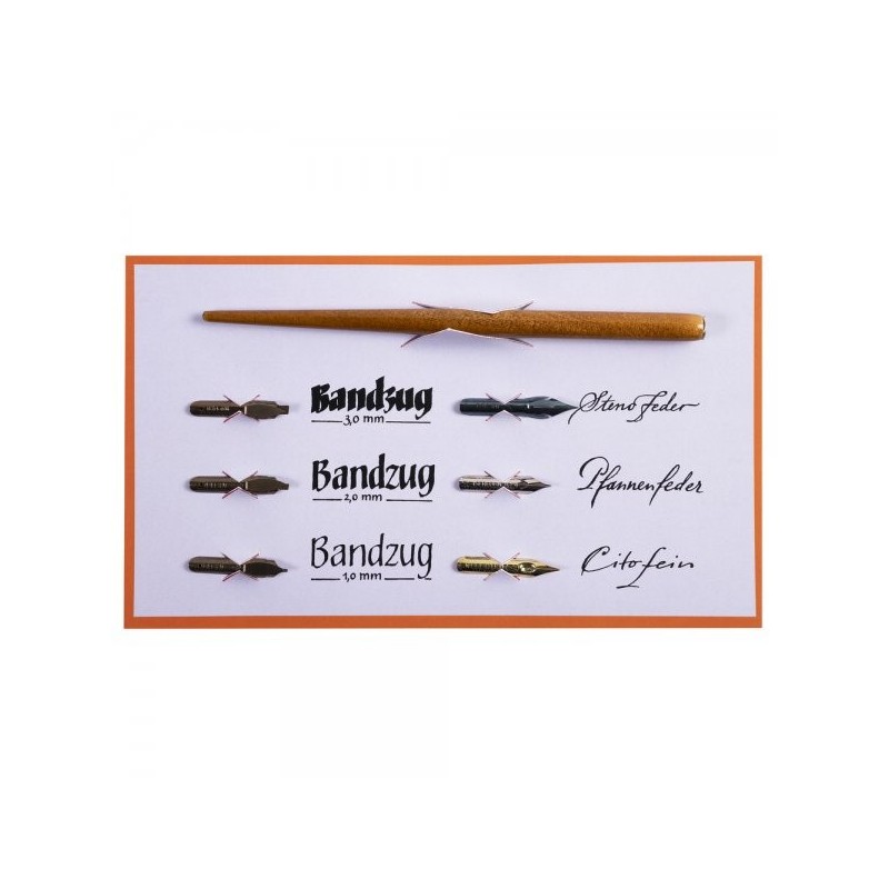Nécessaire pour l'écriture et la Calligraphie- Contenu - Brause