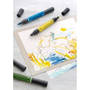 Set 10 feutres Pitt Artist Dual marker - Double-pointe - Faber-Castell