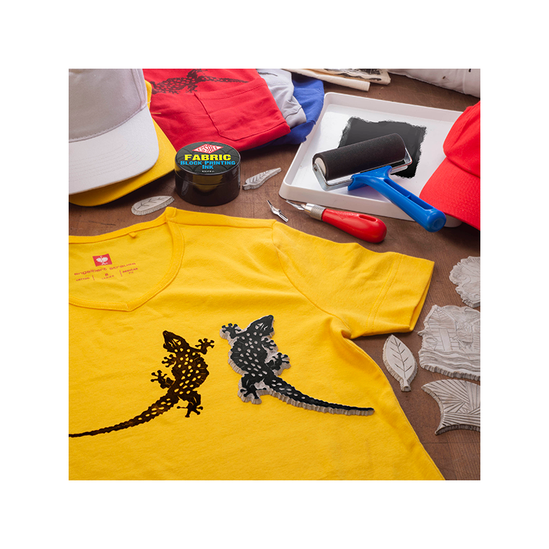 Kit d'impression au lino sur tissu - EsSdee
