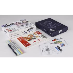 Trousse Graph'it contenant 18 marqueurs à alcool + 6 feutres calibrés -  Creastore