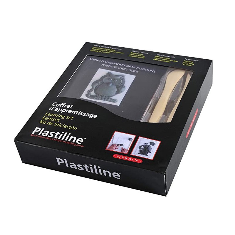 Boîte du coffret d'apprentissage à la Plastiline