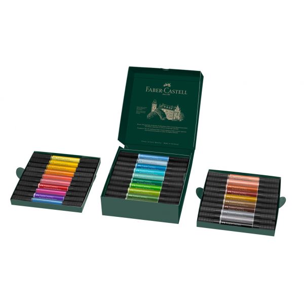 Set de Pitt Artist Pens Bleu de FABER-CASTELL - Feutres – La boutique de  Margaux