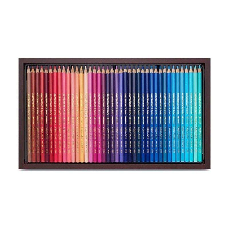 1 plateau de crayons du coffret 120 crayons de couleur Supracolor - Caran d'ache