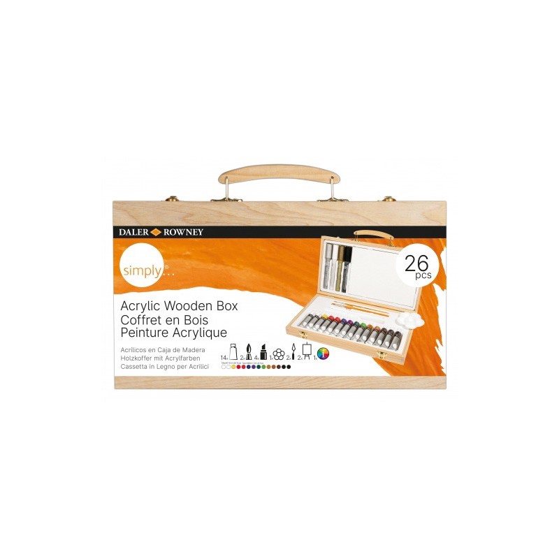 Cofffet acrylique Simply - Daler-Rowney