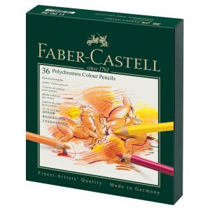 Coffret Studiobox 36 crayons Polychromos - Faber-Castell
