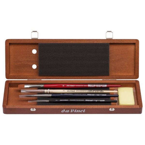 Coffret de 4 pinceaux pour aquarelle - Da Vinci