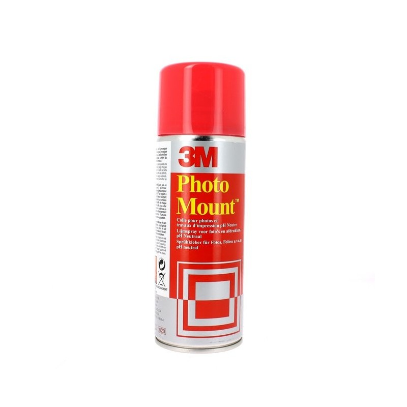 Colle aérosol 3M Photo Mount 400ml - permanente